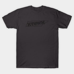 K-Town Tennessee (Black on Iron) T-Shirt